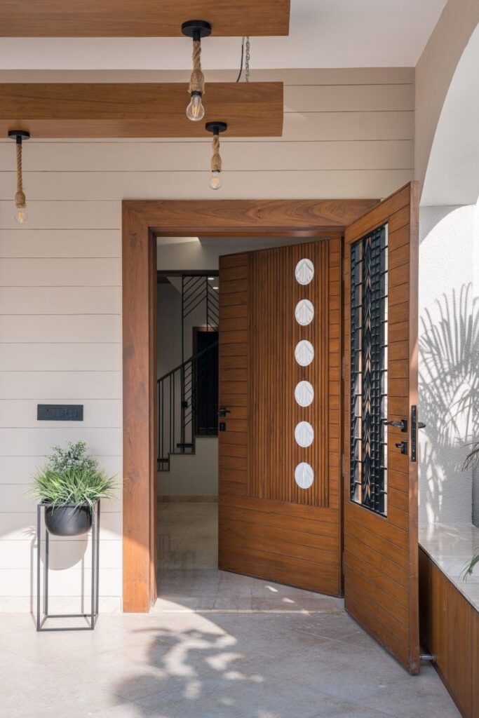 Durable entry doors providing excellent curb appeal and enhanced home security.