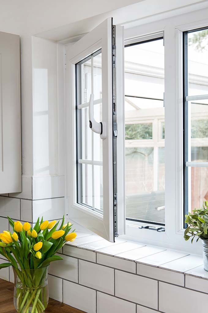 Durable vinyl windows offering superior insulation and long-term durability.